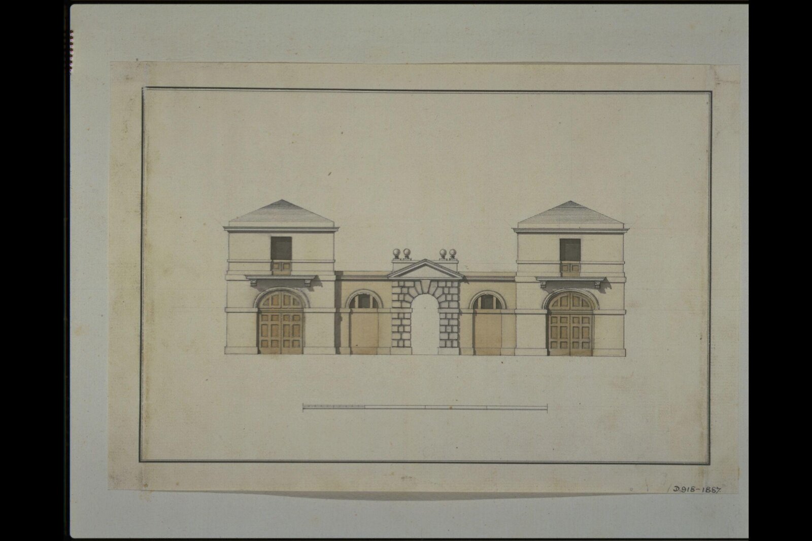 Drawing, James Paine, c. 1737-1789