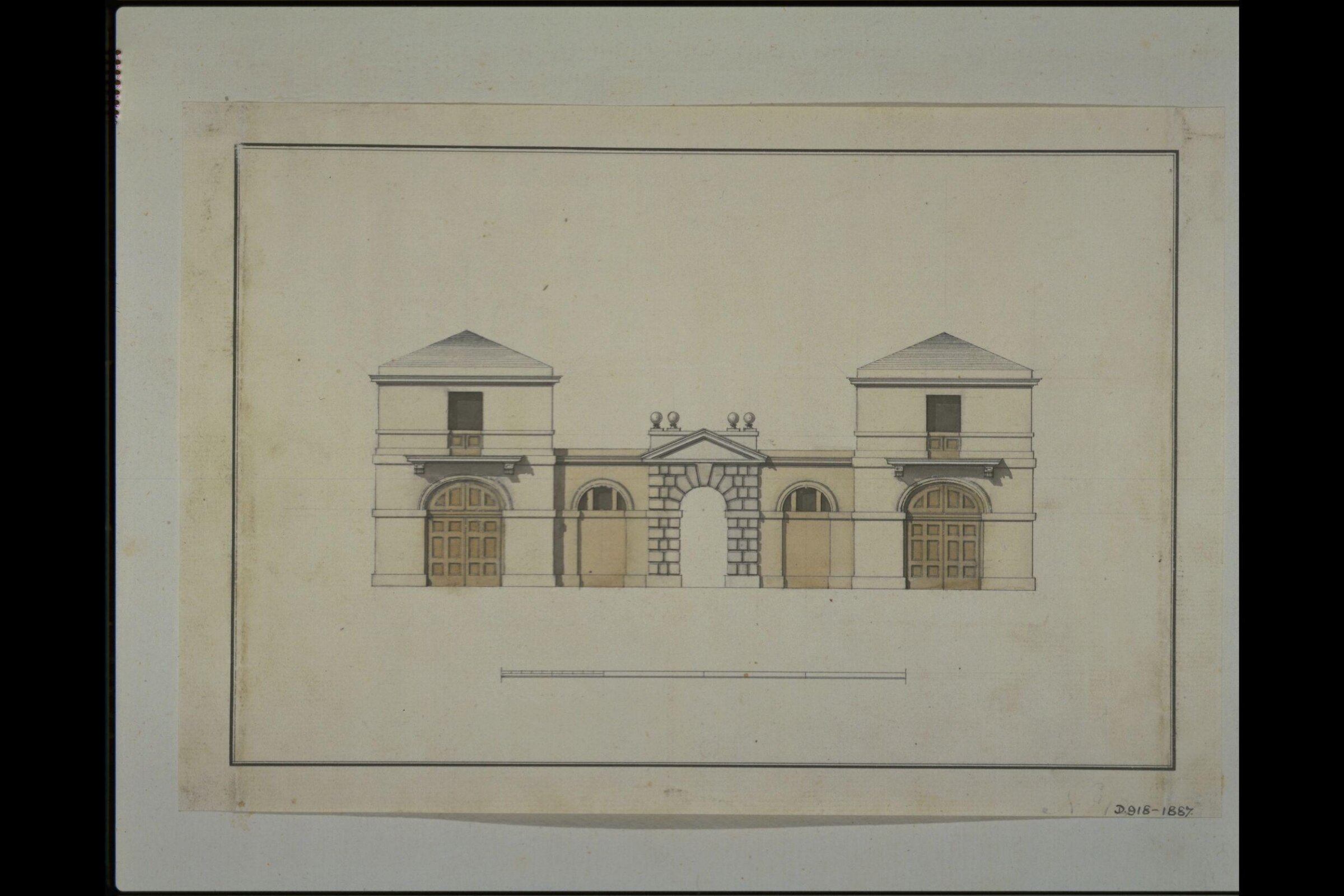 Drawing, James Paine, c. 1737-1789