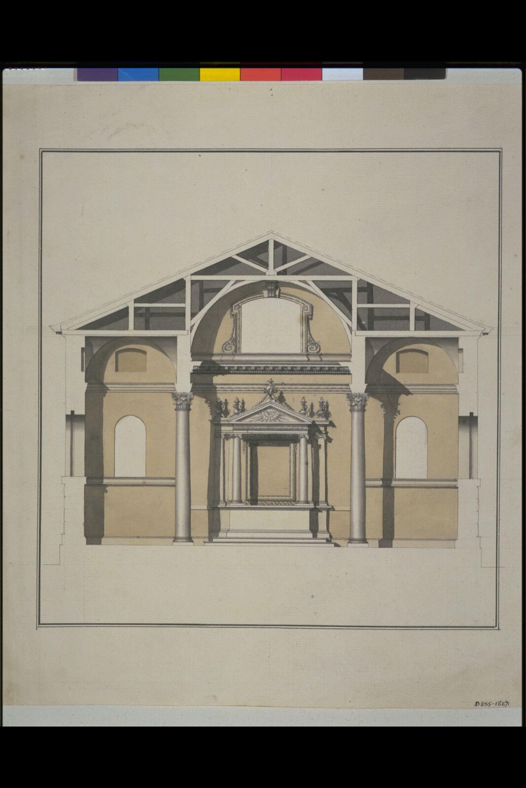 Drawing, James Paine, c. 1737-1789