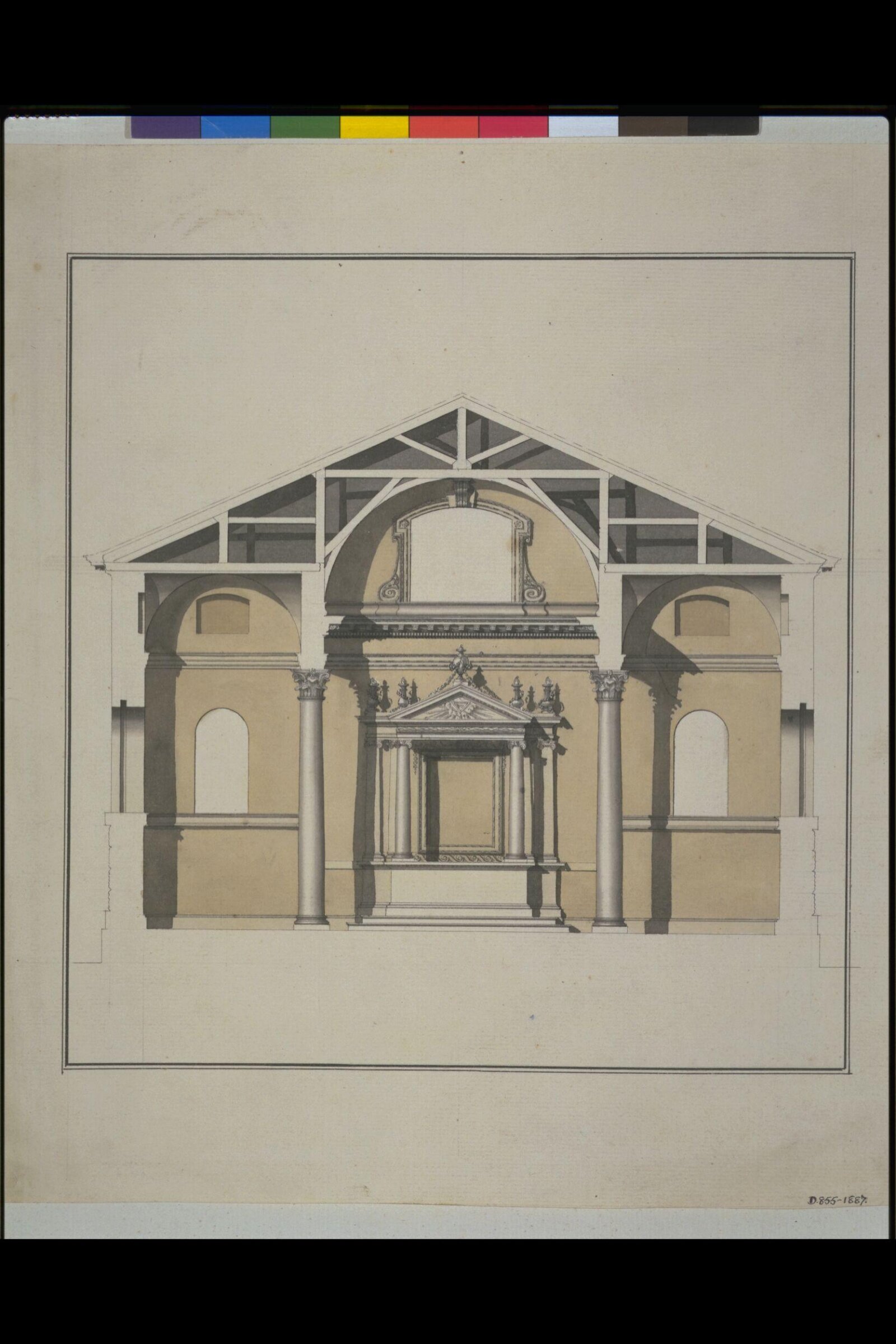Drawing, James Paine, c. 1737-1789
