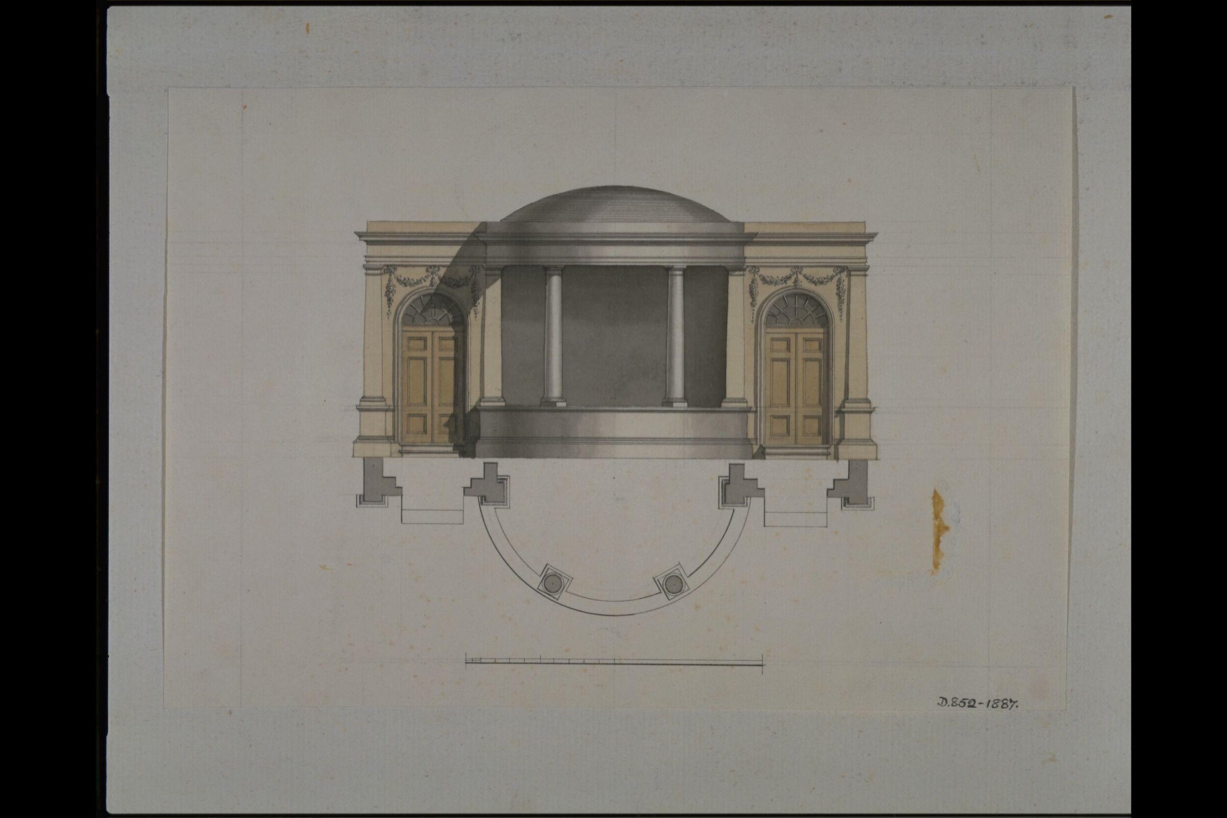 Drawing, James Paine, c. 1737-1789