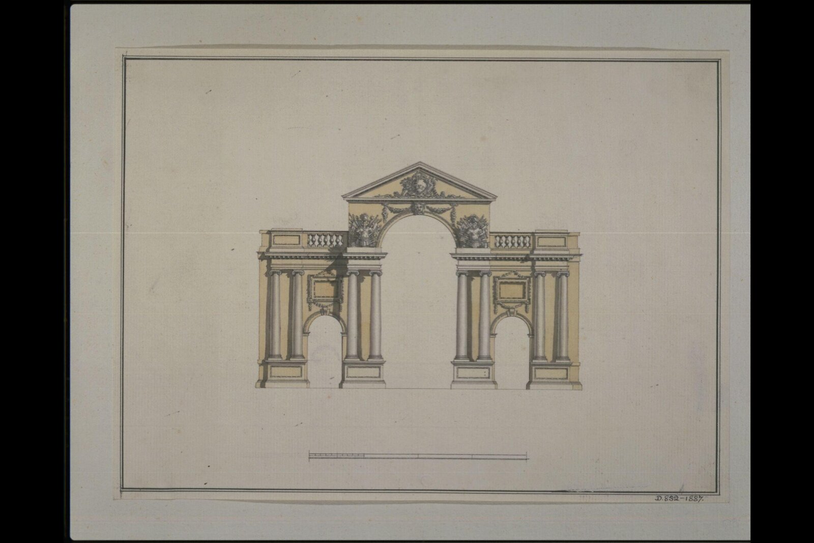 Drawing, James Paine, c. 1737-1789