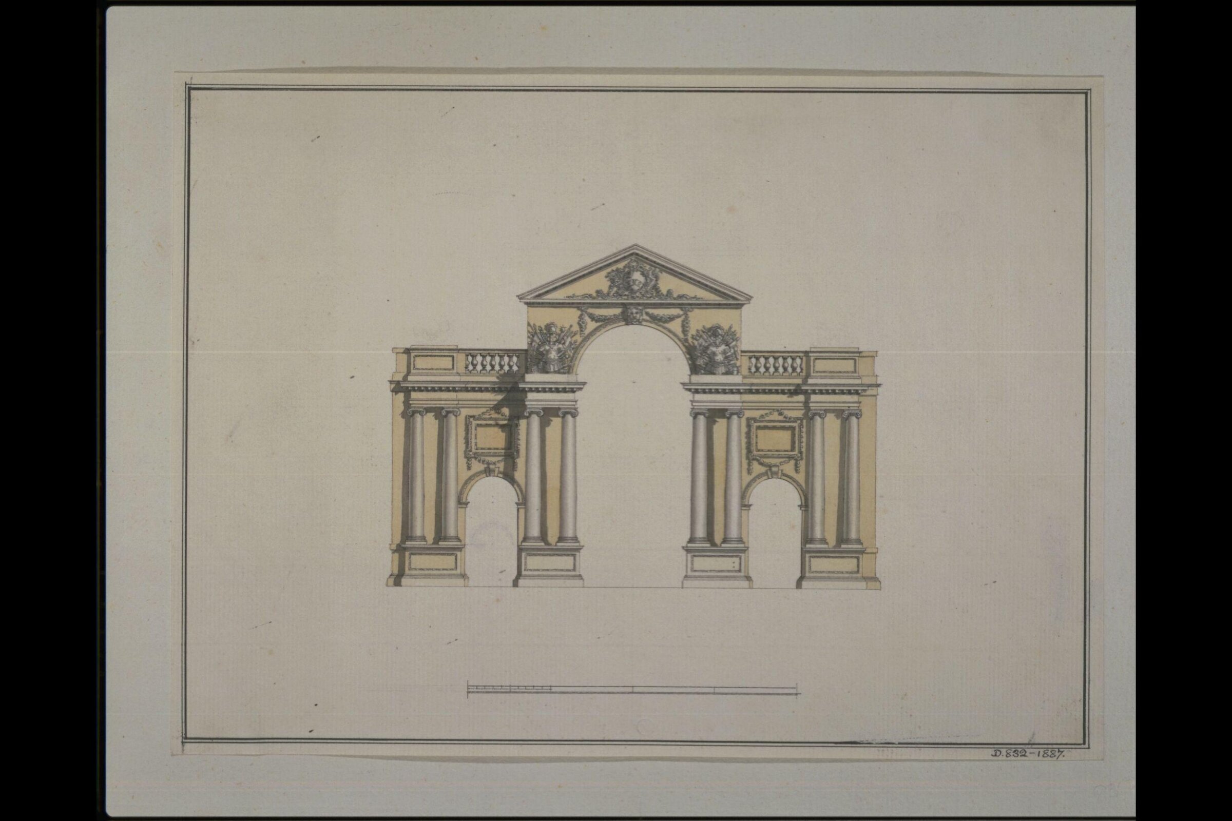 Drawing, James Paine, c. 1737-1789
