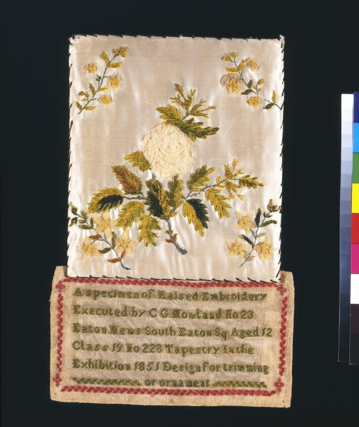 A Specimen of Raised Embroidery