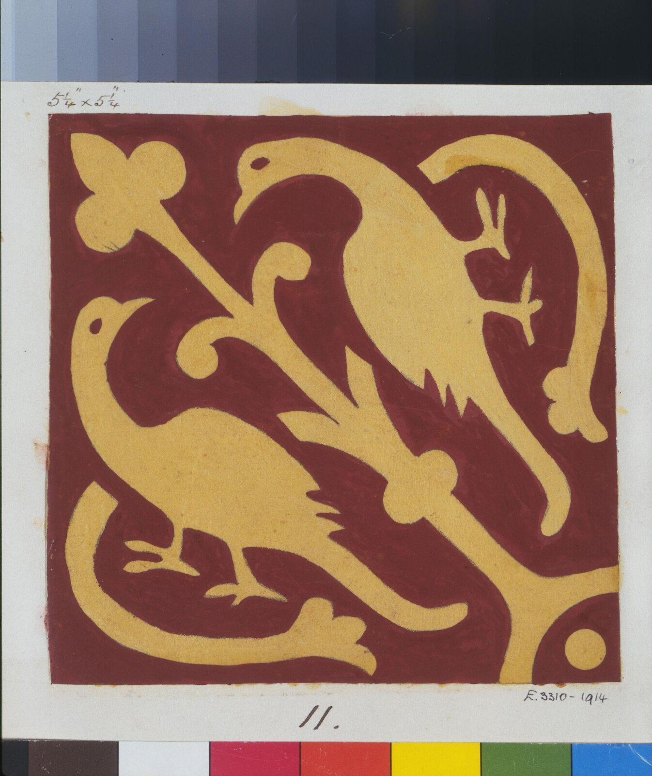 Watercolour, William Godwin, ca. 1860