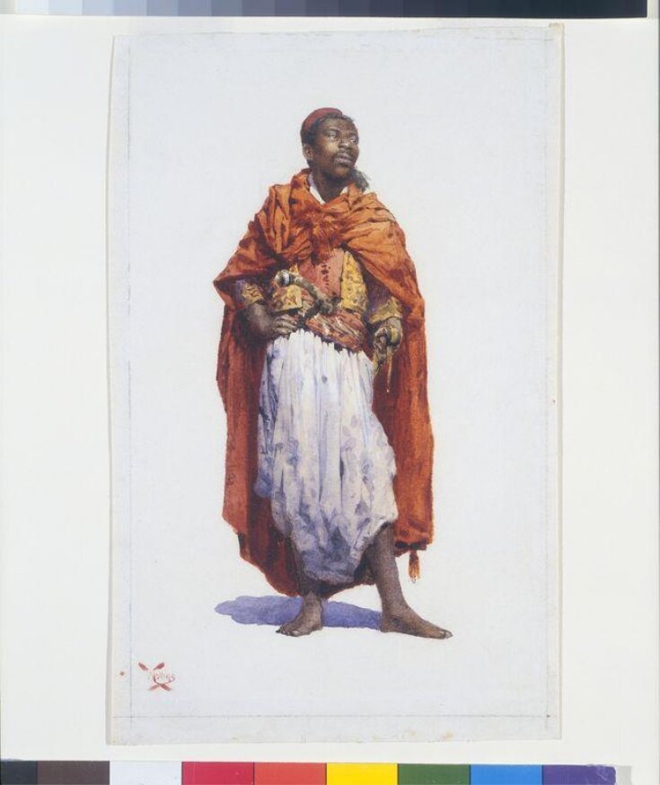 North African man in travelling costume top image
