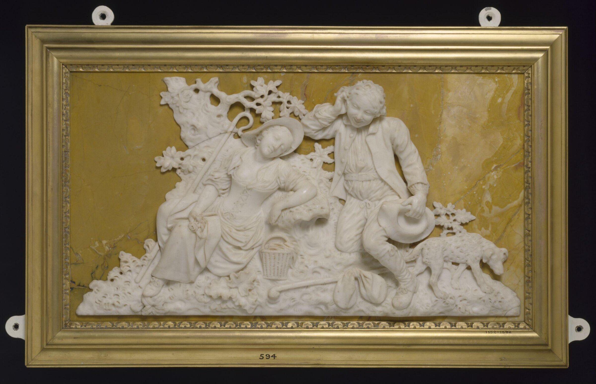 Shepherd and shepherdess, possibly William Collins, ca. 1761