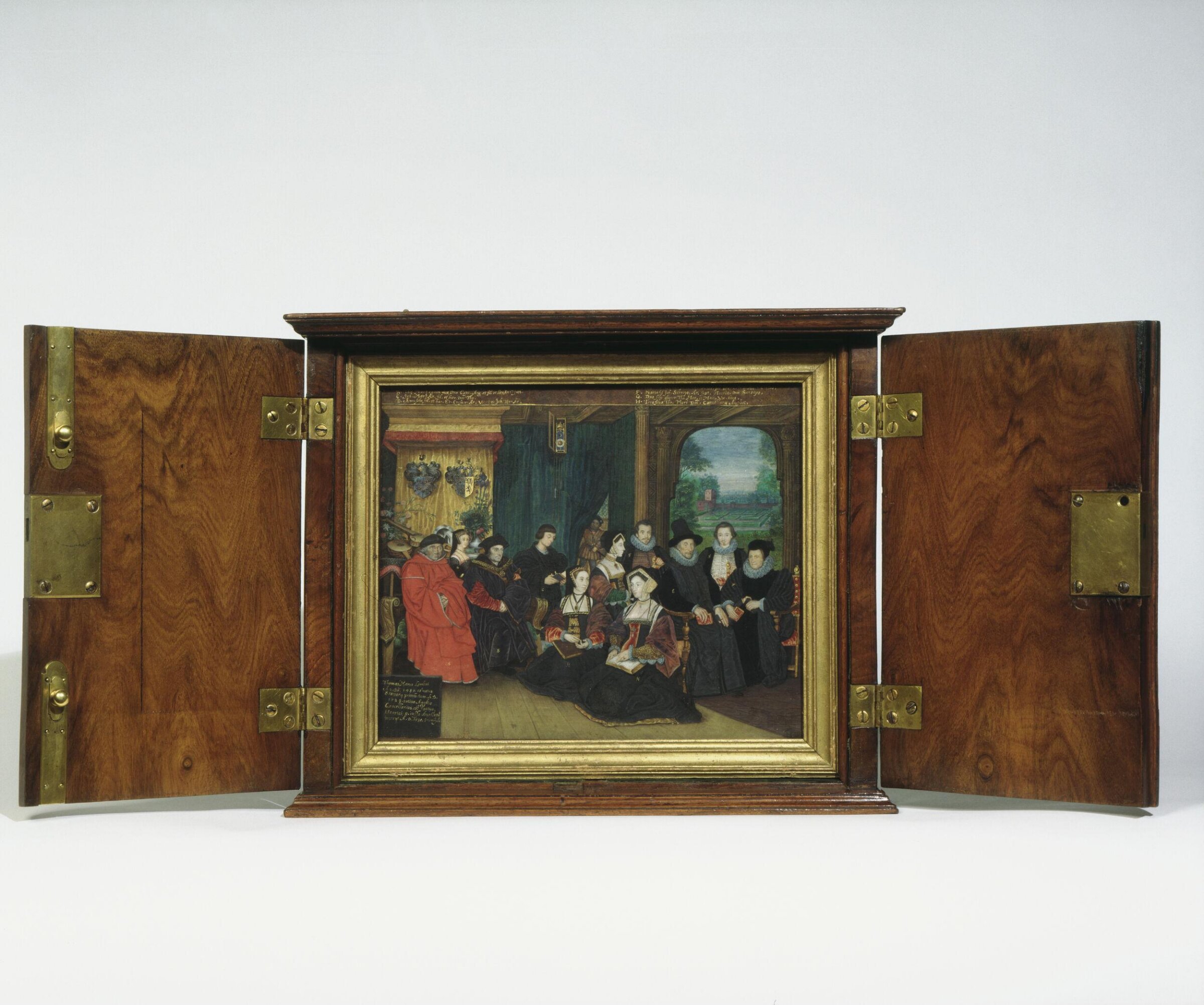 Sir Thomas More, his household and descendants, attributed to Rowland Lockey, 1593-1594