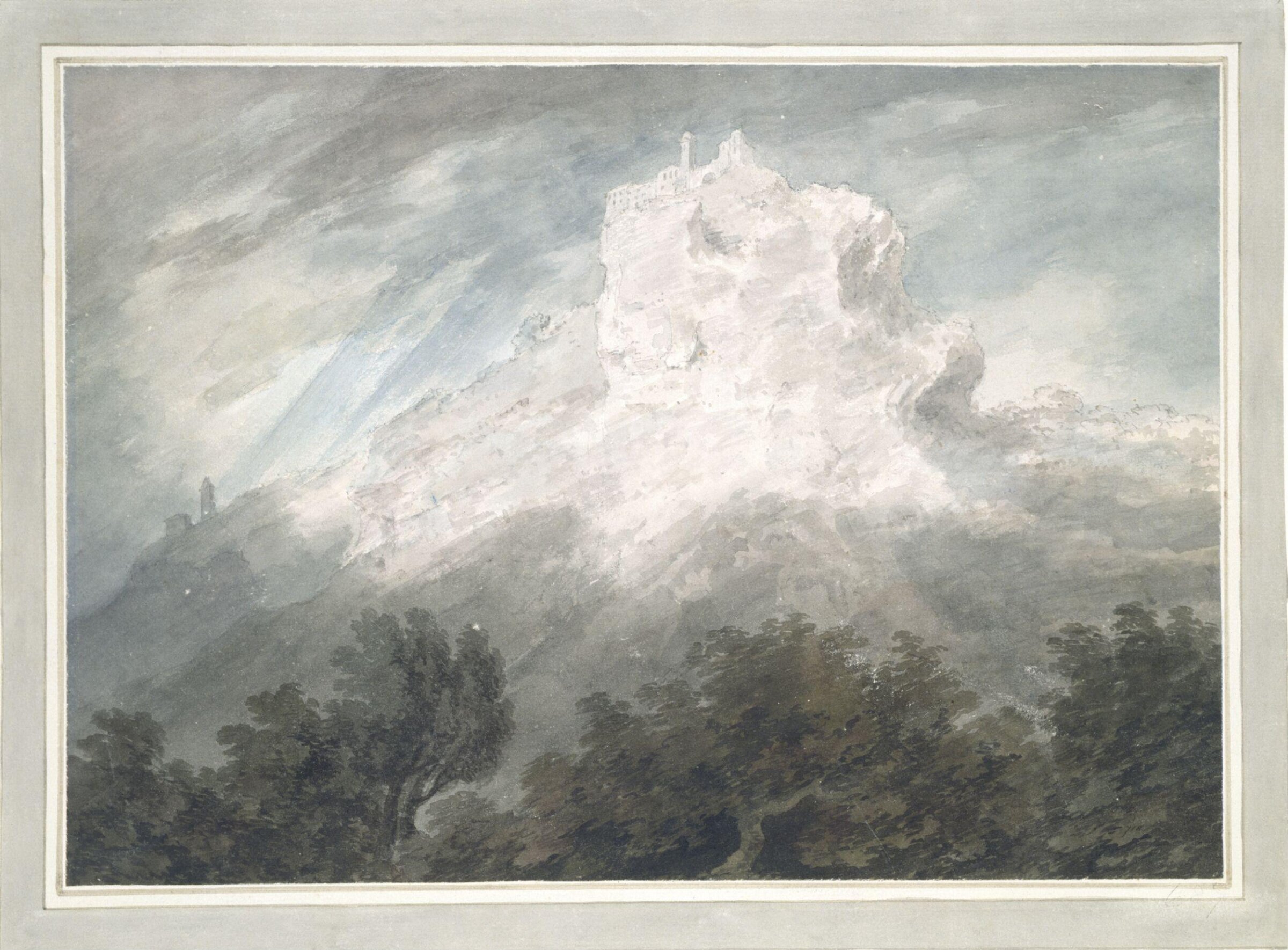 Between Brixen and Bolzano, North Italy, Storm Effect, John Robert Cozens, second half of 18th century