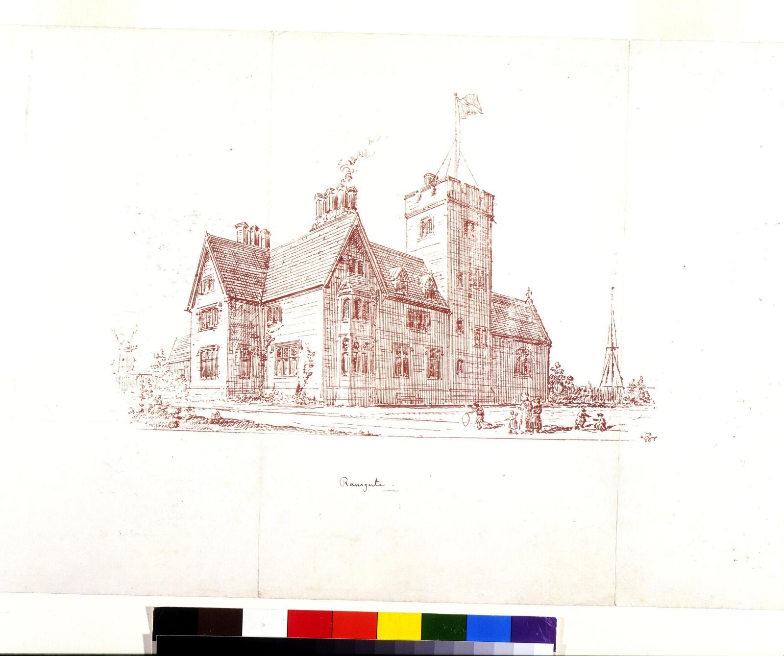 Drawing, A.W.N. Pugin, c. 1844