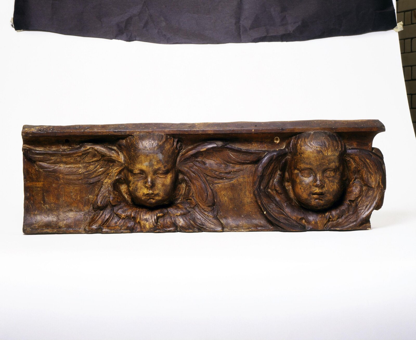 Two cherub heads, Alfred George Stevens, ca. 1860 - ca. 1870