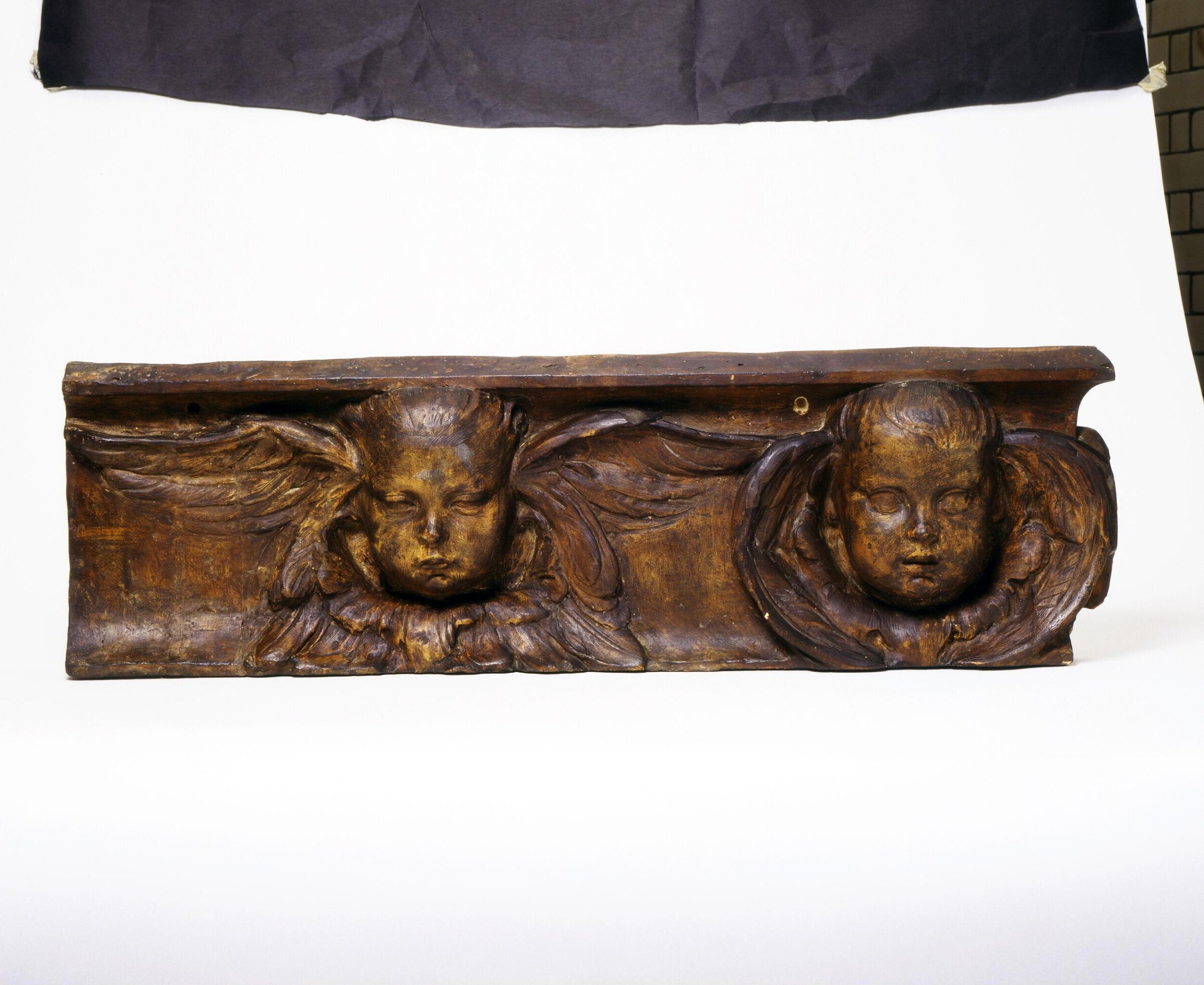 Two cherub heads, Alfred George Stevens, ca. 1860 - ca. 1870