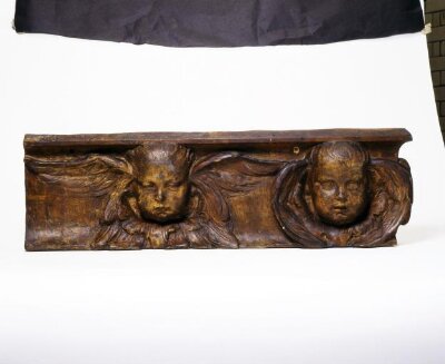 Two cherub heads, Alfred George Stevens, ca. 1860 - ca. 1870