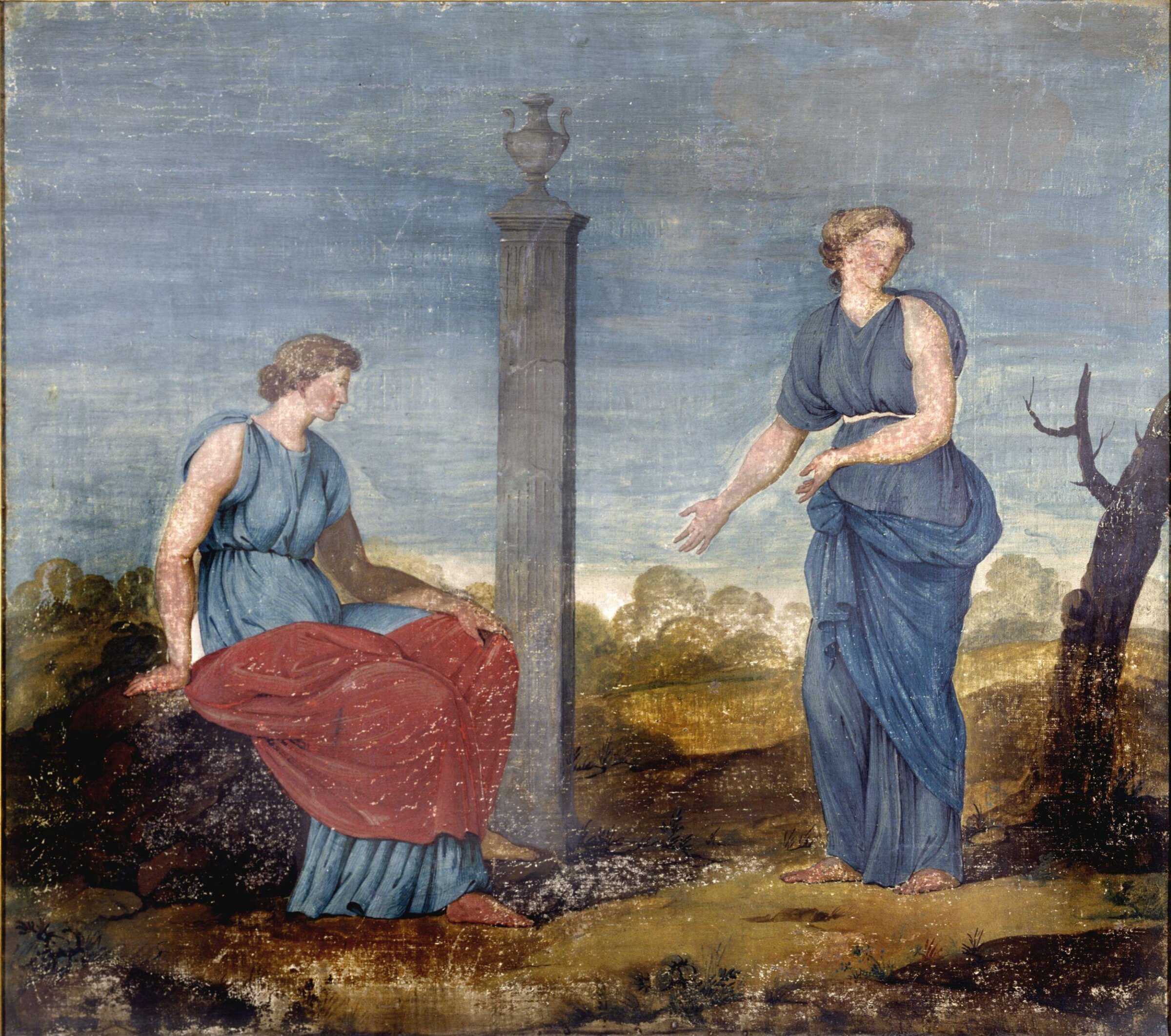 Decorative painting for the Breakfast Room at Kedleston Hall, Agostino Brunias, 1759-1761