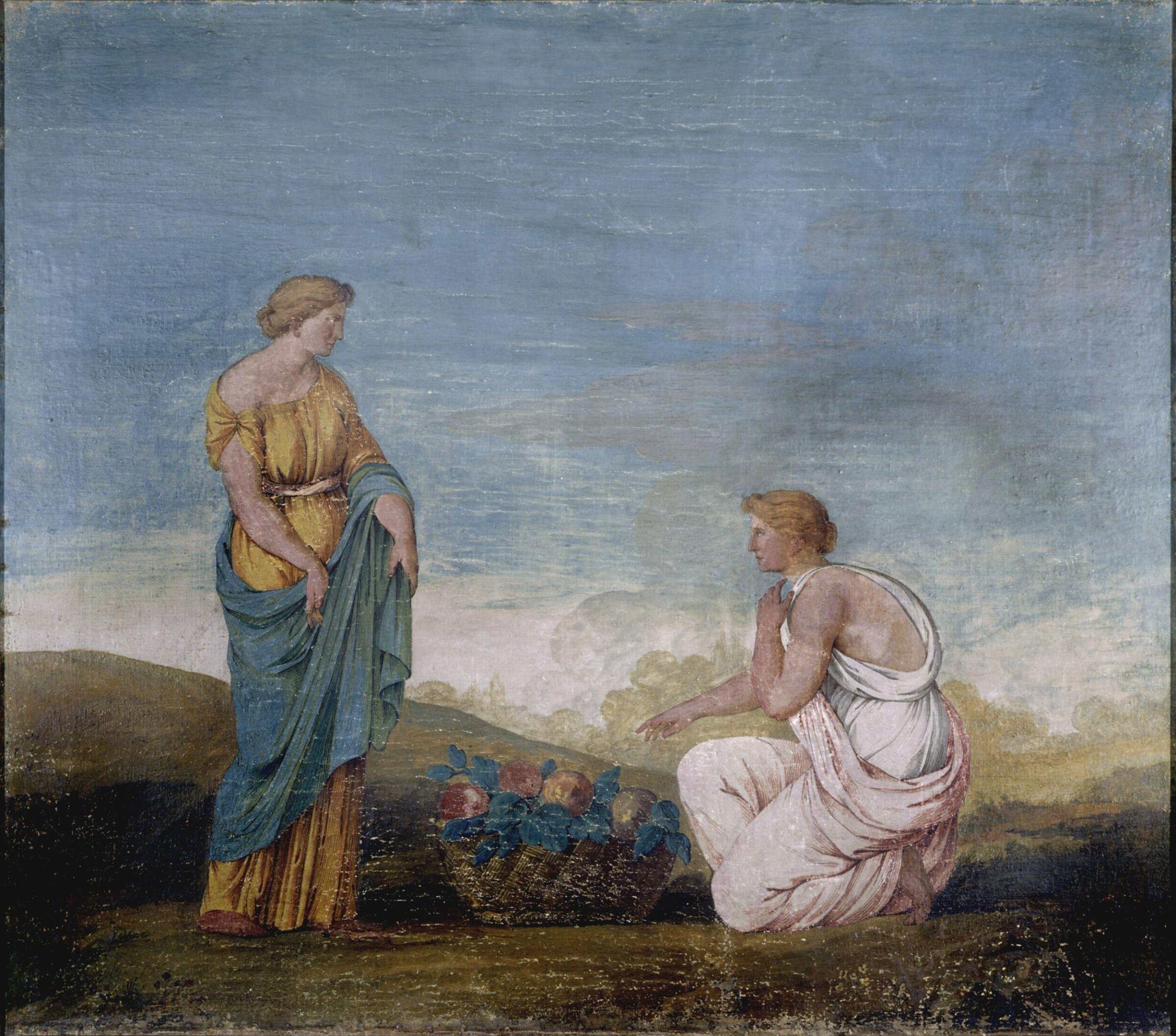 Decorative painting for Kedleston Hall, Agostino Brunias, 1761