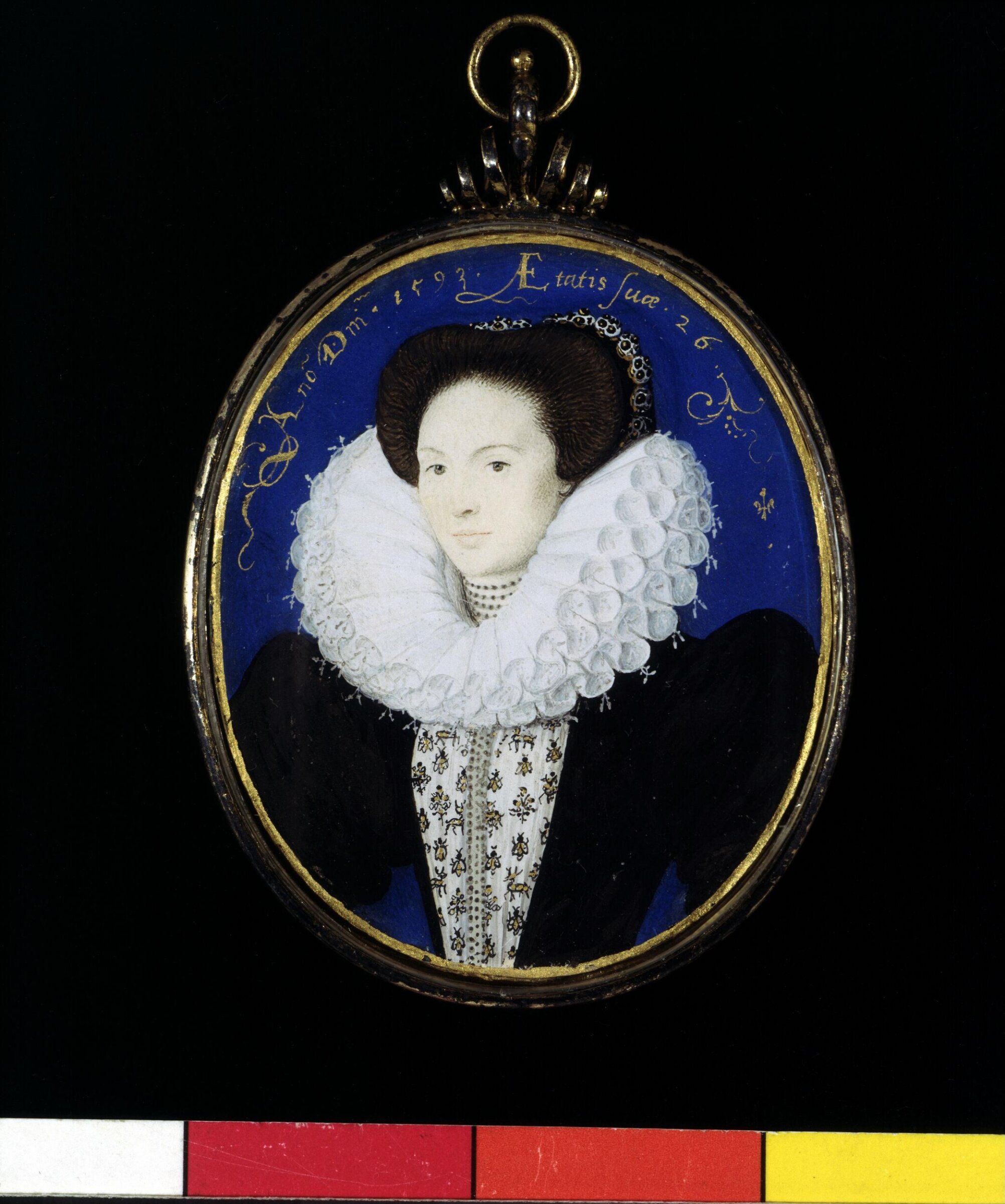 An Unknown Woman, aged 26, Nicholas Hilliard, 1593