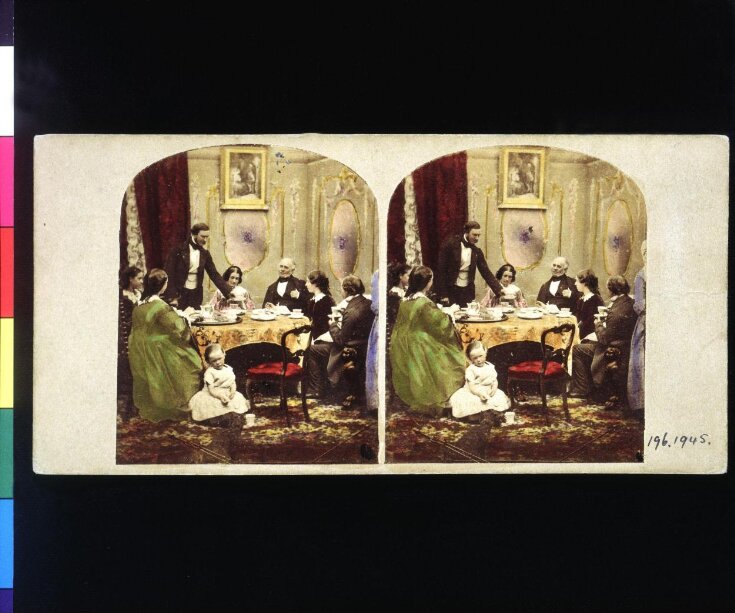 A Family at afternoon tea image