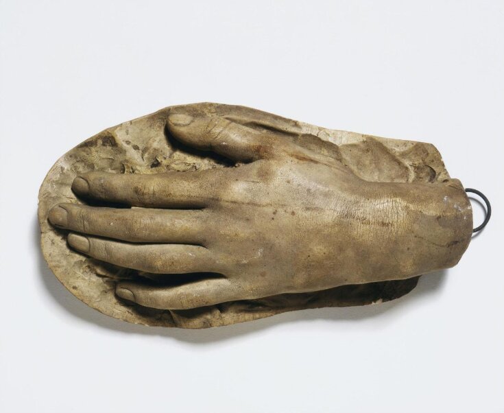left hand of Mrs. (? Mary) Thornycroft top image
