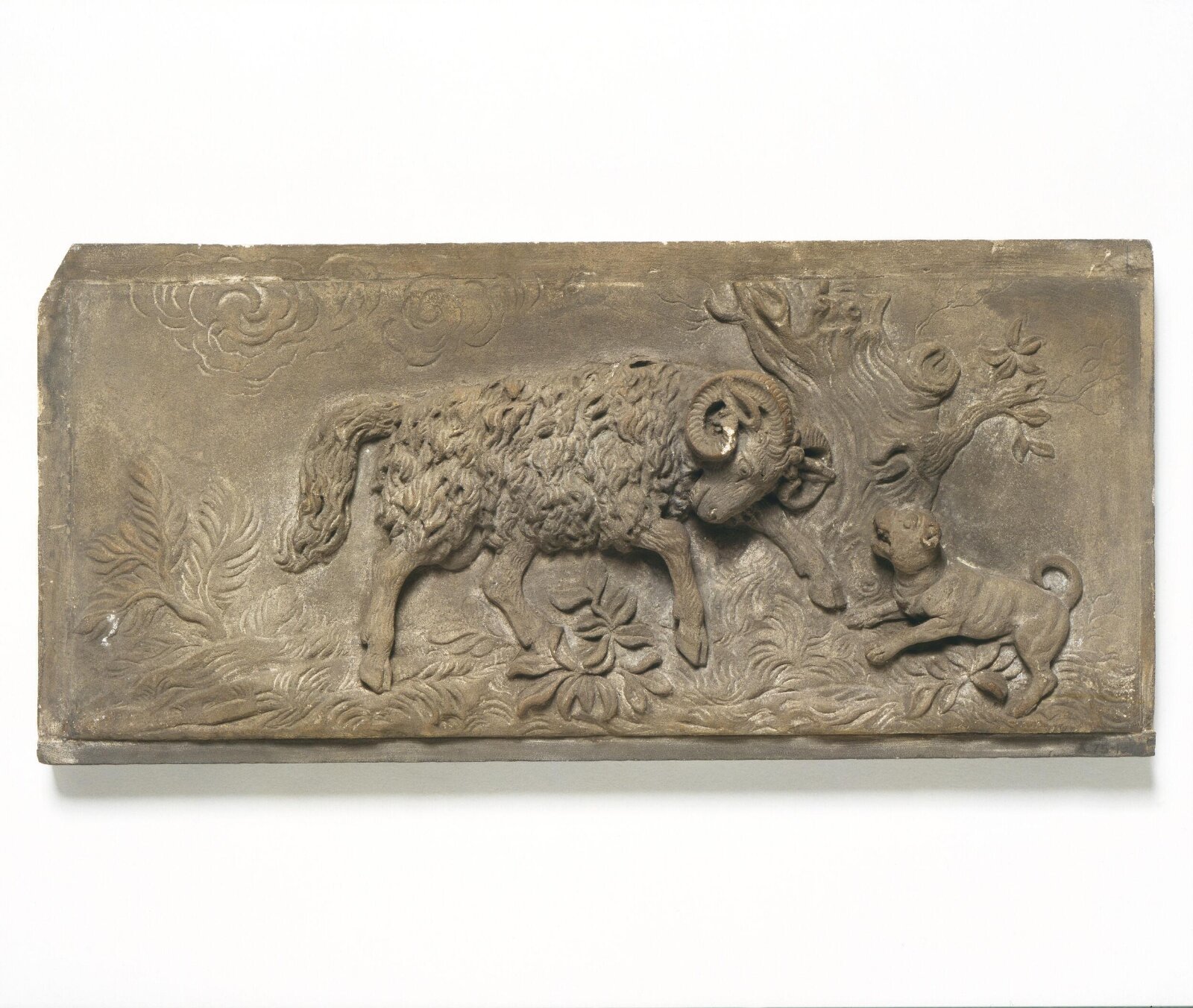 Ram and a dog, ca. 1800 - ca. 1830