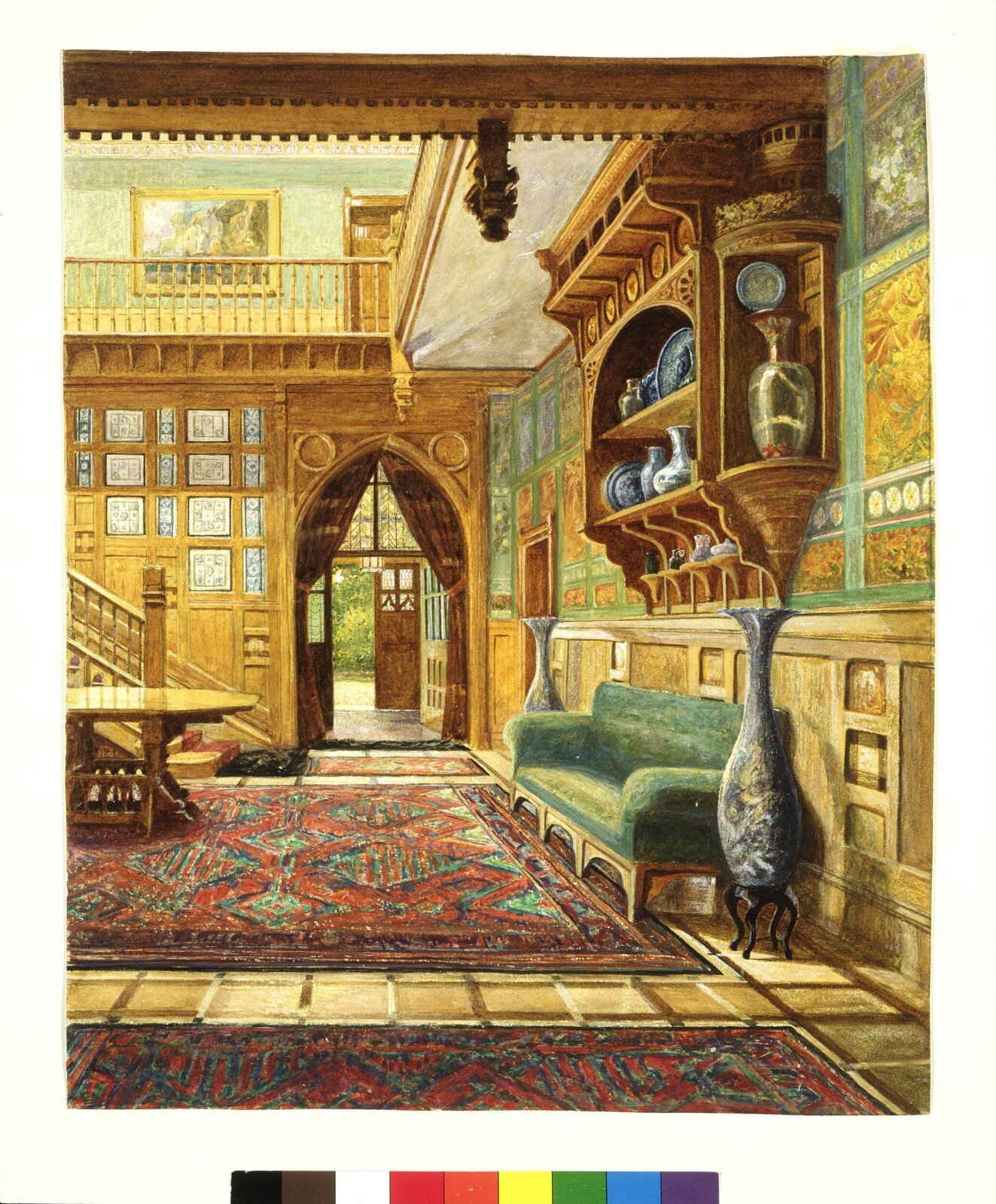Watercolour, William Kenrick, ca. 1877