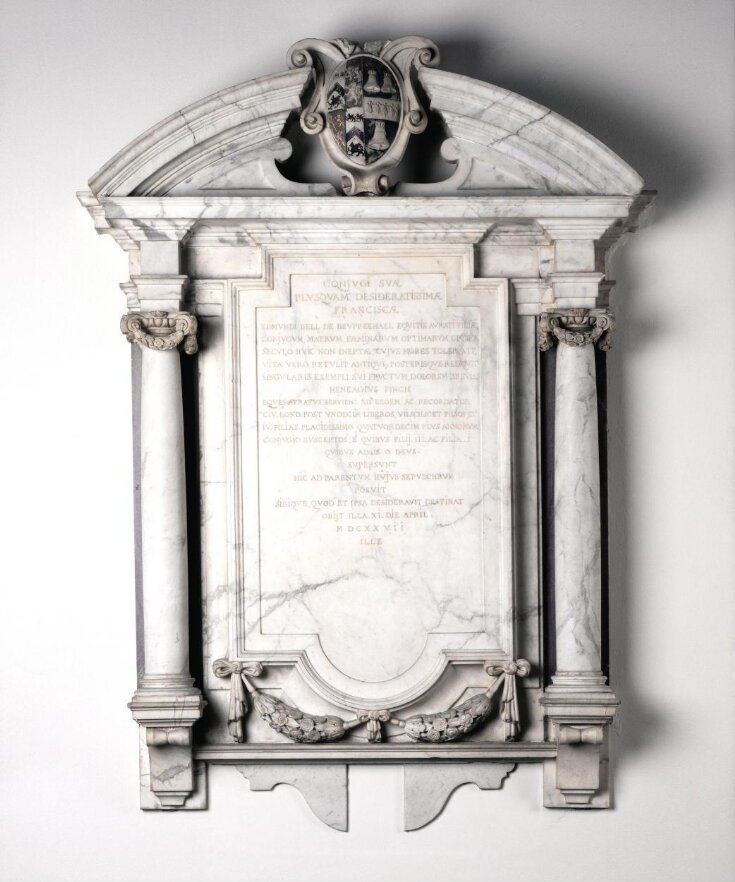Wall monument to Frances, Lady Finch (d. 1627) top image
