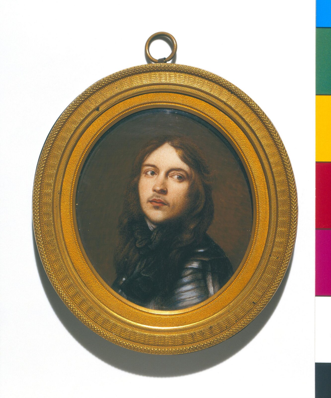 Portrait miniature depicting an unknown officer, 19th century