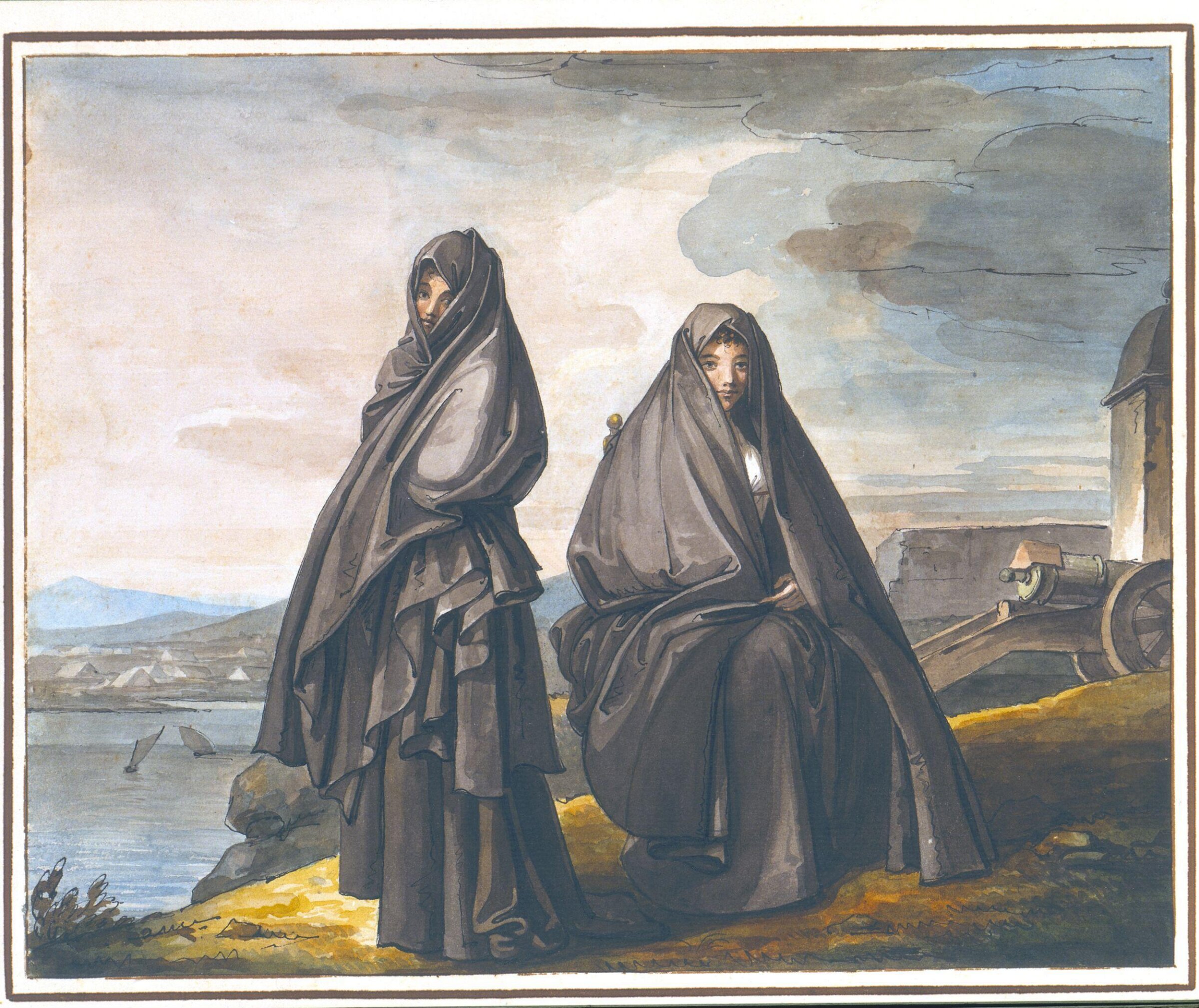 Two Women of Trapani, Sicily, Henry Tresham, ca. 1770-1814