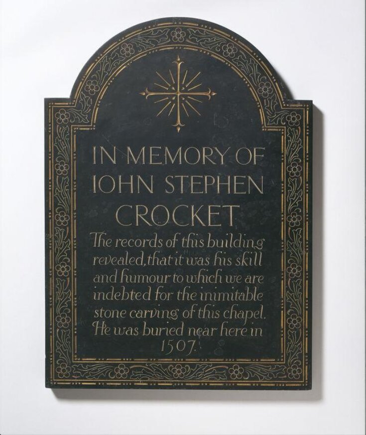 In memory of John Stephen Crocket (d. 1507?) top image