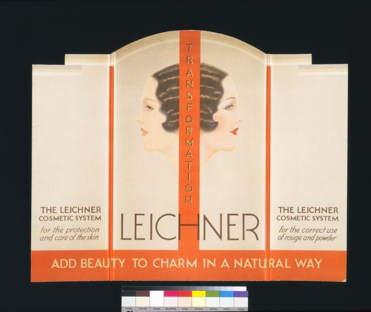Show - card, advertising The Leichner Cosmetic System top image