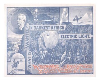 What is wanted in Darkest Africa is the Electric Light