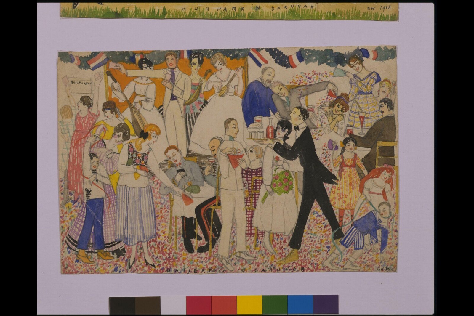 Kaiserfest in Daruvar, Margarete Hamerschlag, c.1918