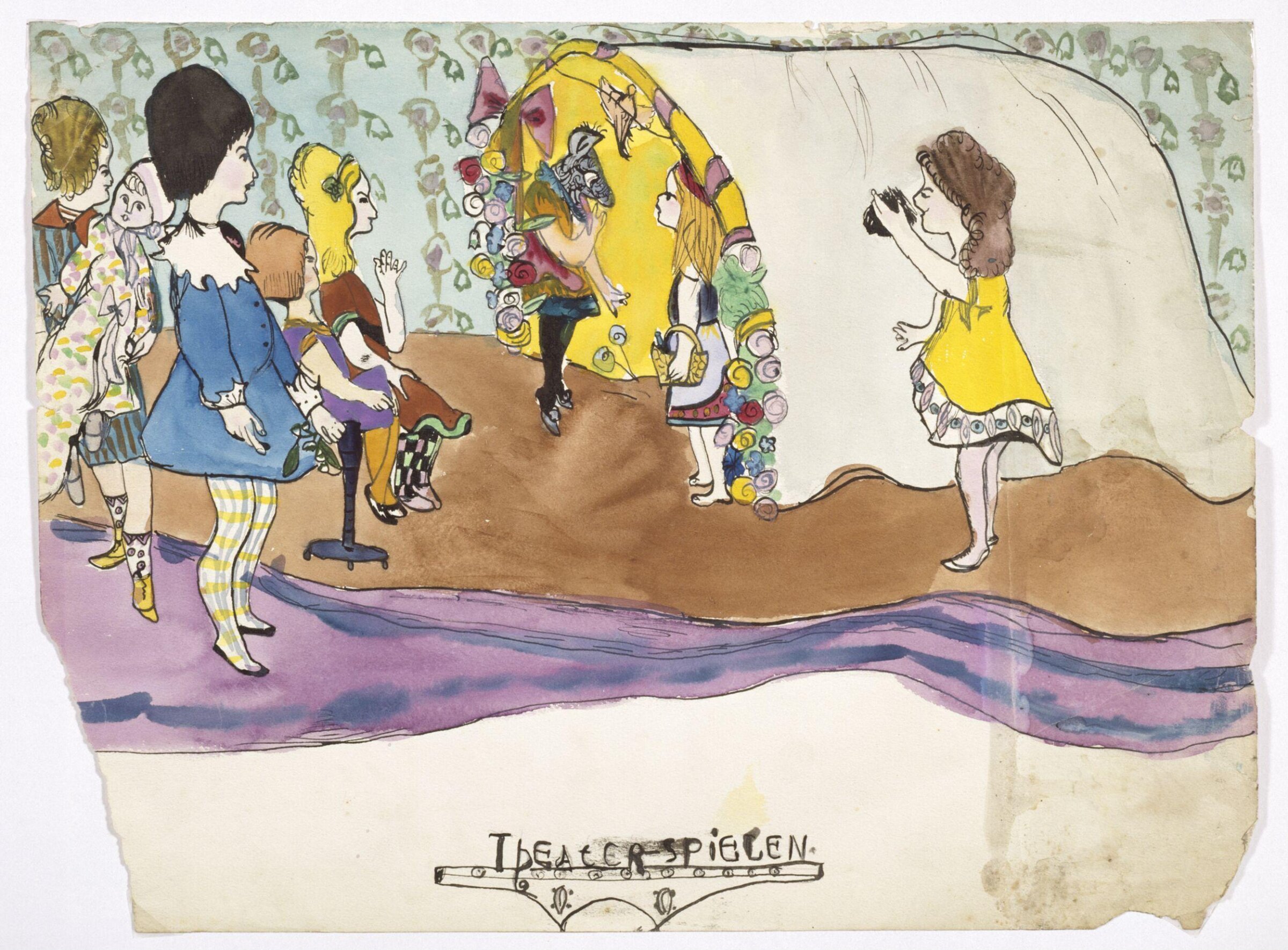 Theater-spielen, Margarete Hamerschlag, 1908-1914