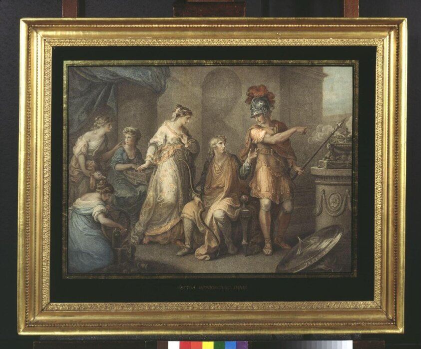 Hector Reproaching Paris (1788) by Georg Siegmund Facius