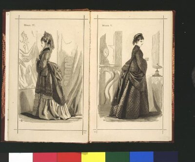 The new fashion book. Autumn, 1872. Debenham and Freebody, Novelties, Costumes, Mantles, Millinery, etc.