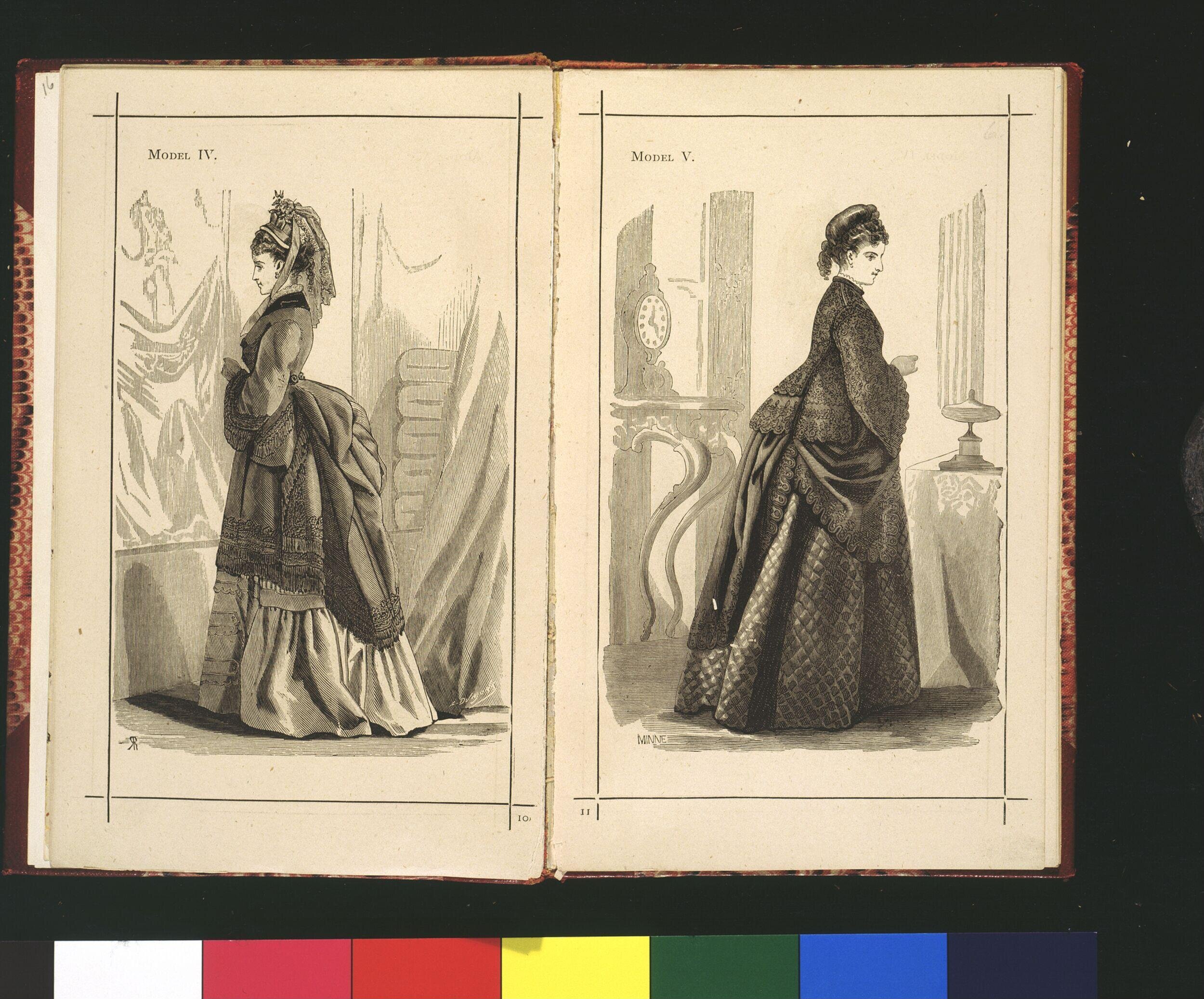 The new fashion book. Autumn, 1872. Debenham and Freebody, Novelties, Costumes, Mantles, Millinery, etc.