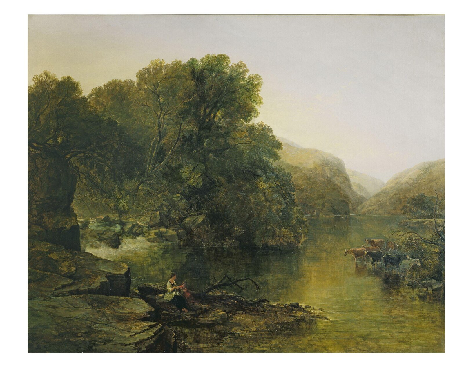 A Summer's Afternoon, Thomas Creswick, 1844