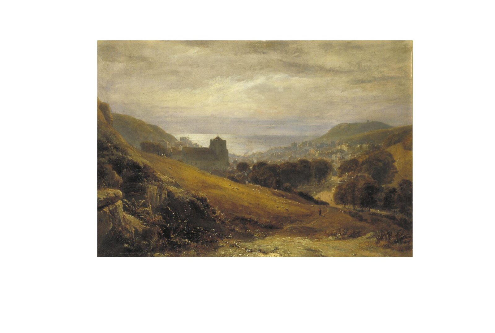 Old Hastings, Edward William Cooke, 1834-1835
