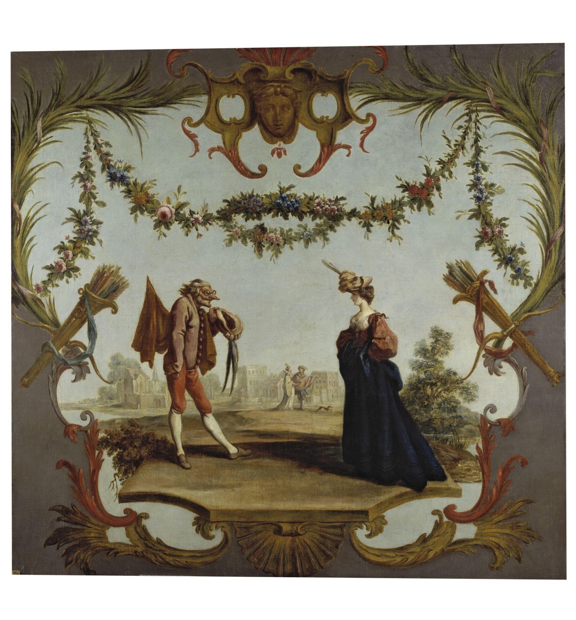 Capitano Cerimonia and Signora Lavinia, Andien de Clermont, 1742