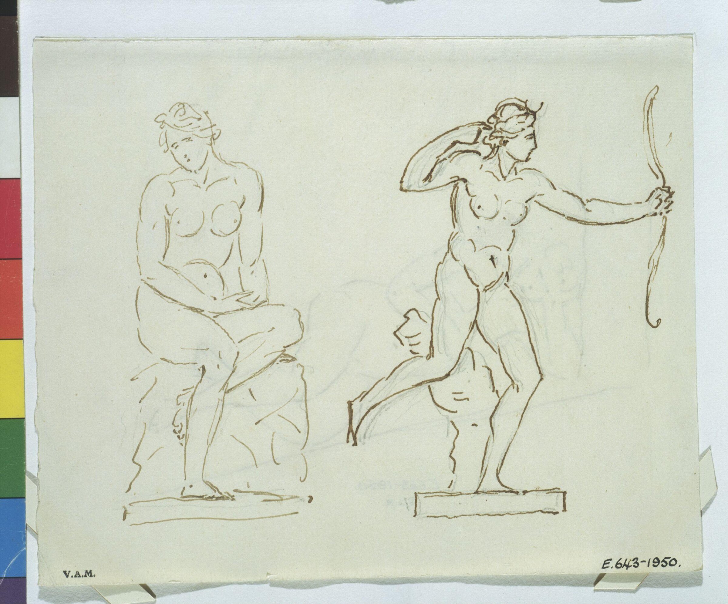 Drawing, Joseph Nollekens, 1776-1820
