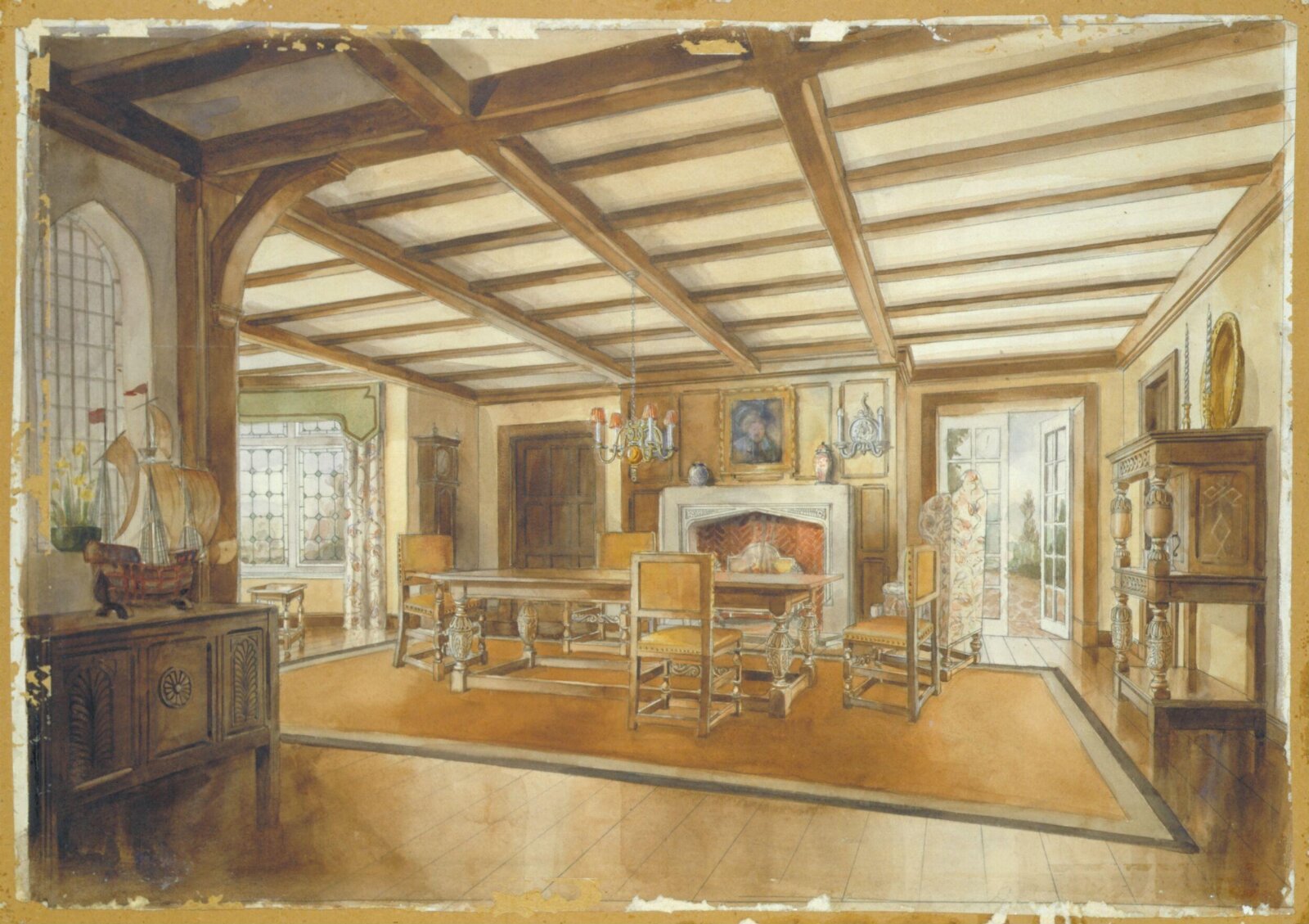 Drawing, Robert L. Tumelty, 1930s
