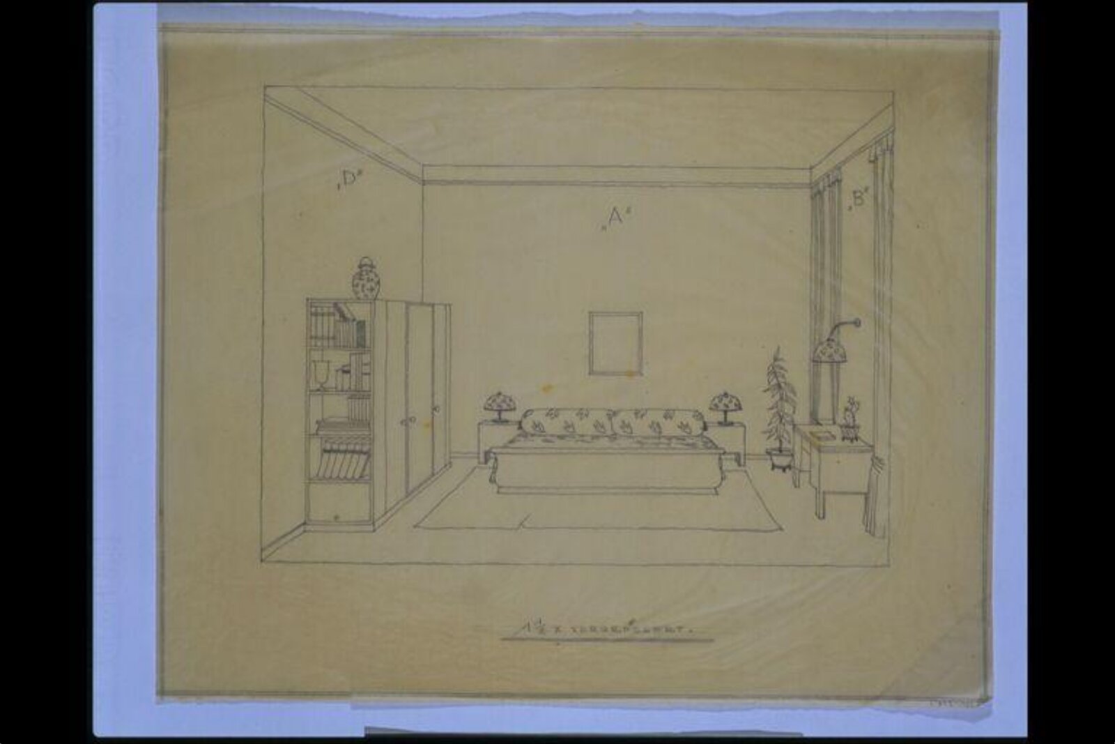 Drawing, Berta Sander, 1920s