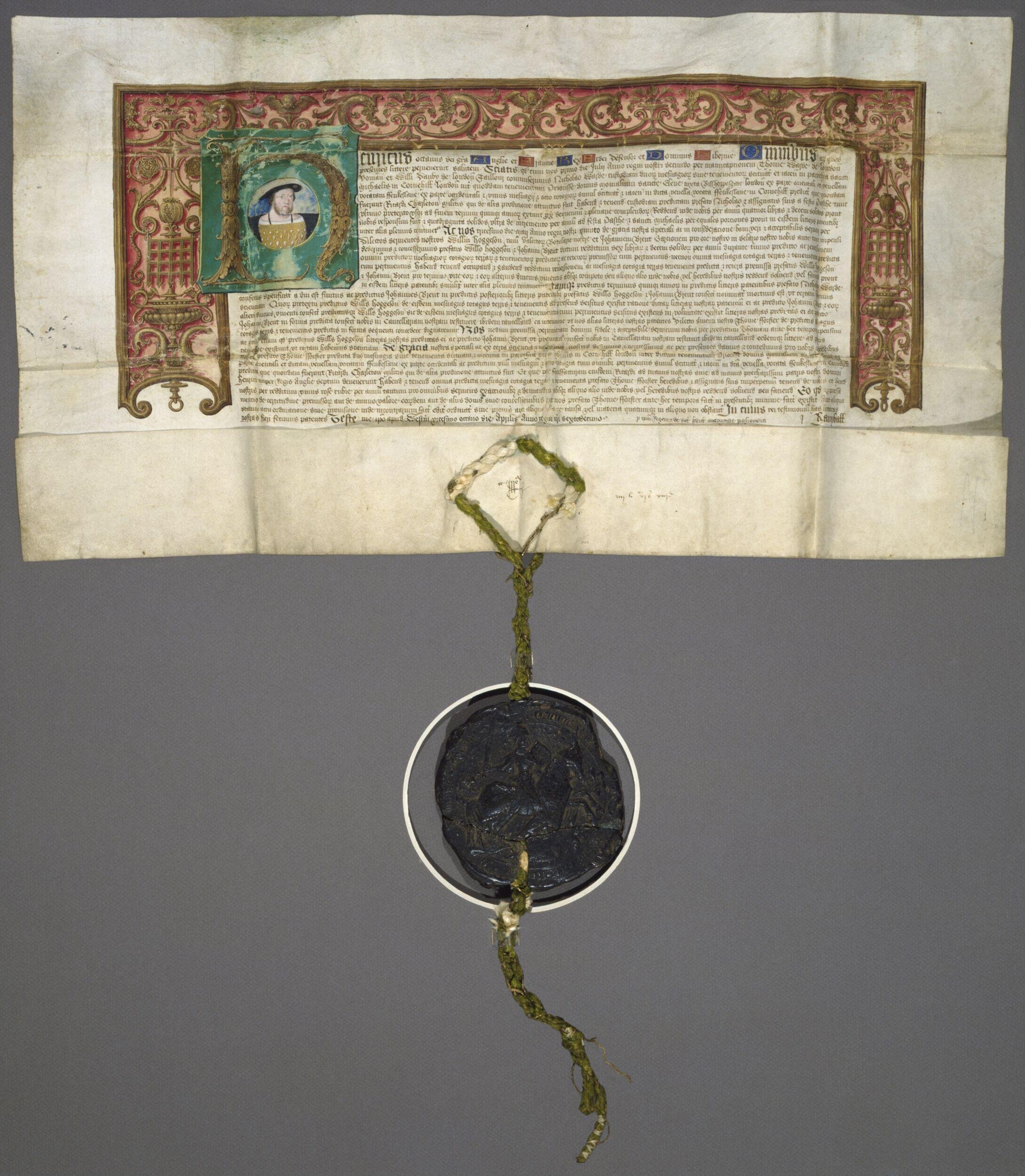 Letters patent of Henry VIII for Thomas Forster, Comptroller of the King's Works