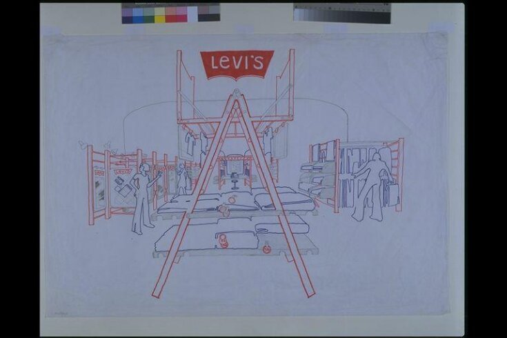 Instore display system for Levi Strauss image
