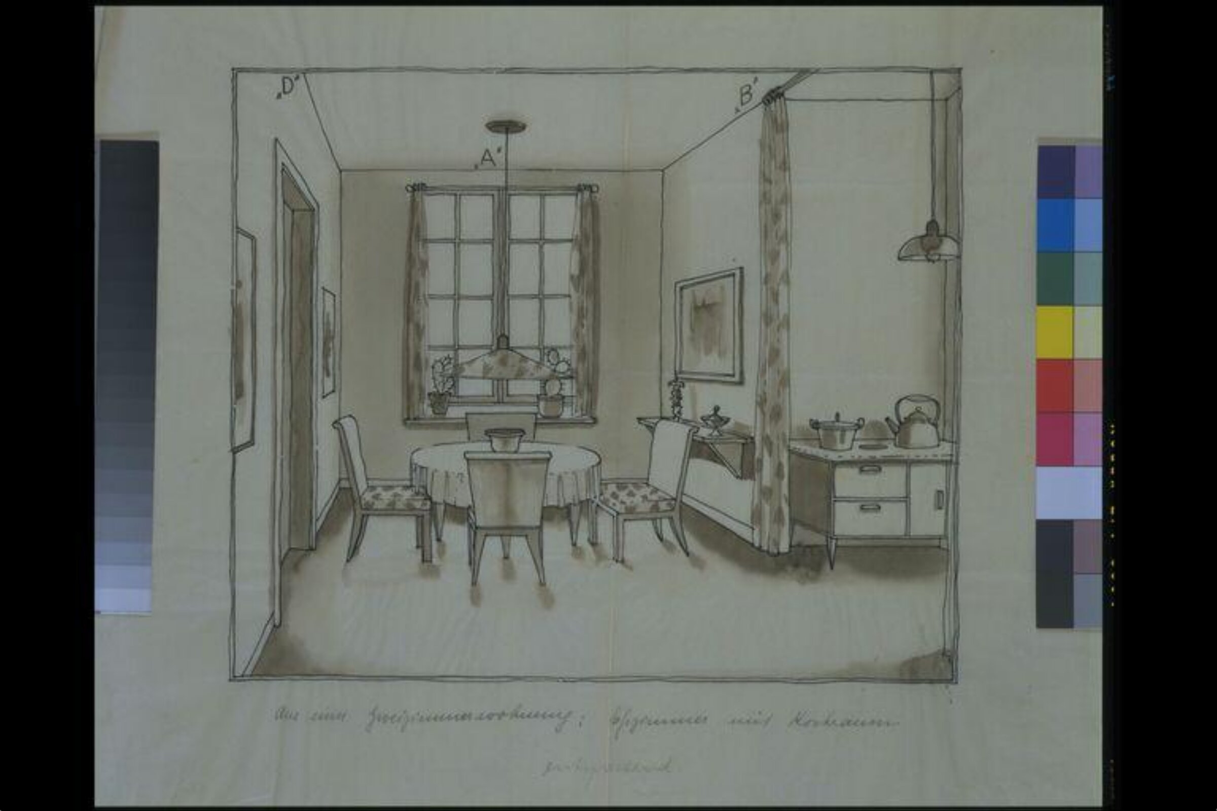 Drawing, Berta Sander, late 1920s
