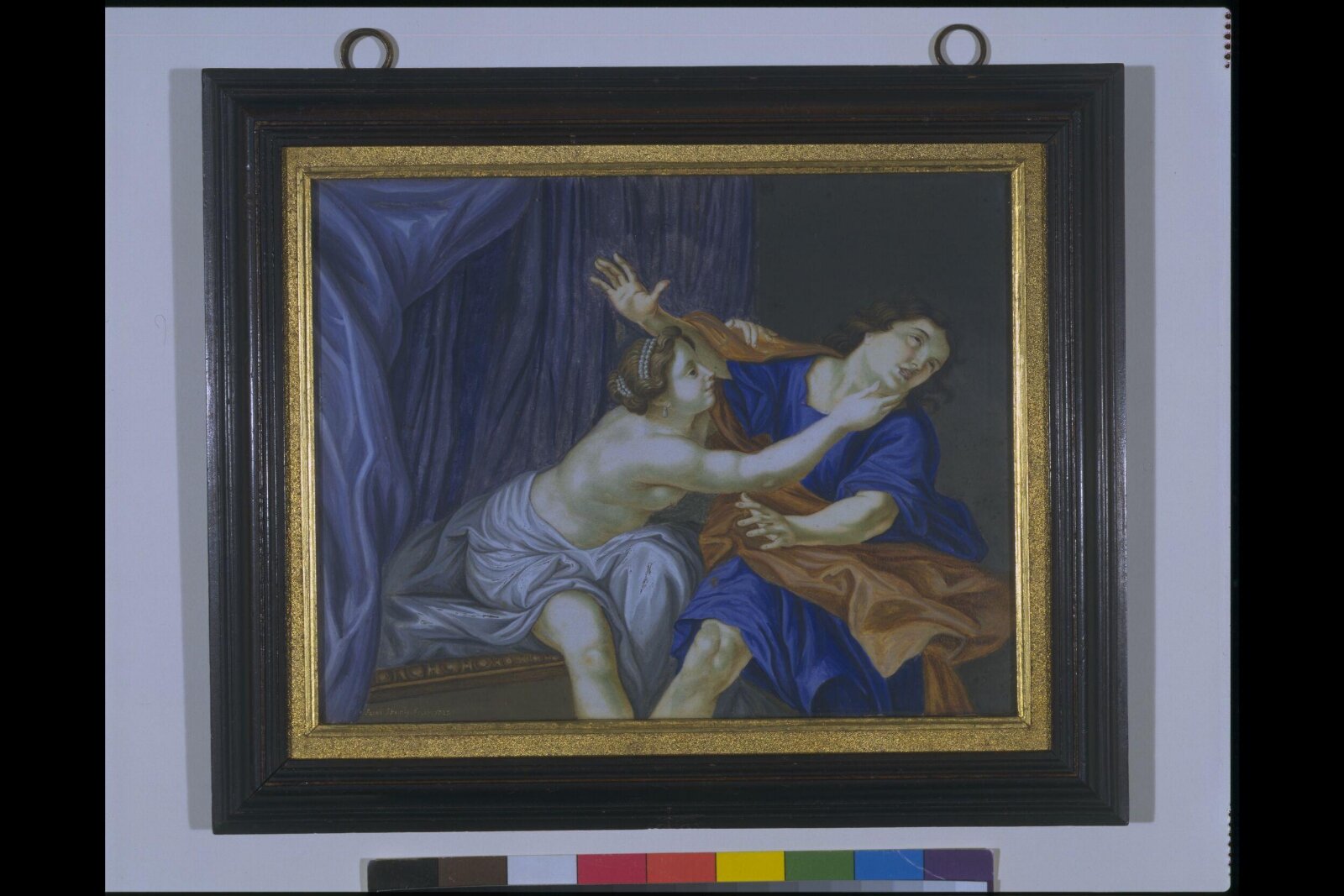 Joseph and Potiphar's Wife, Sarah Stanley, 1727