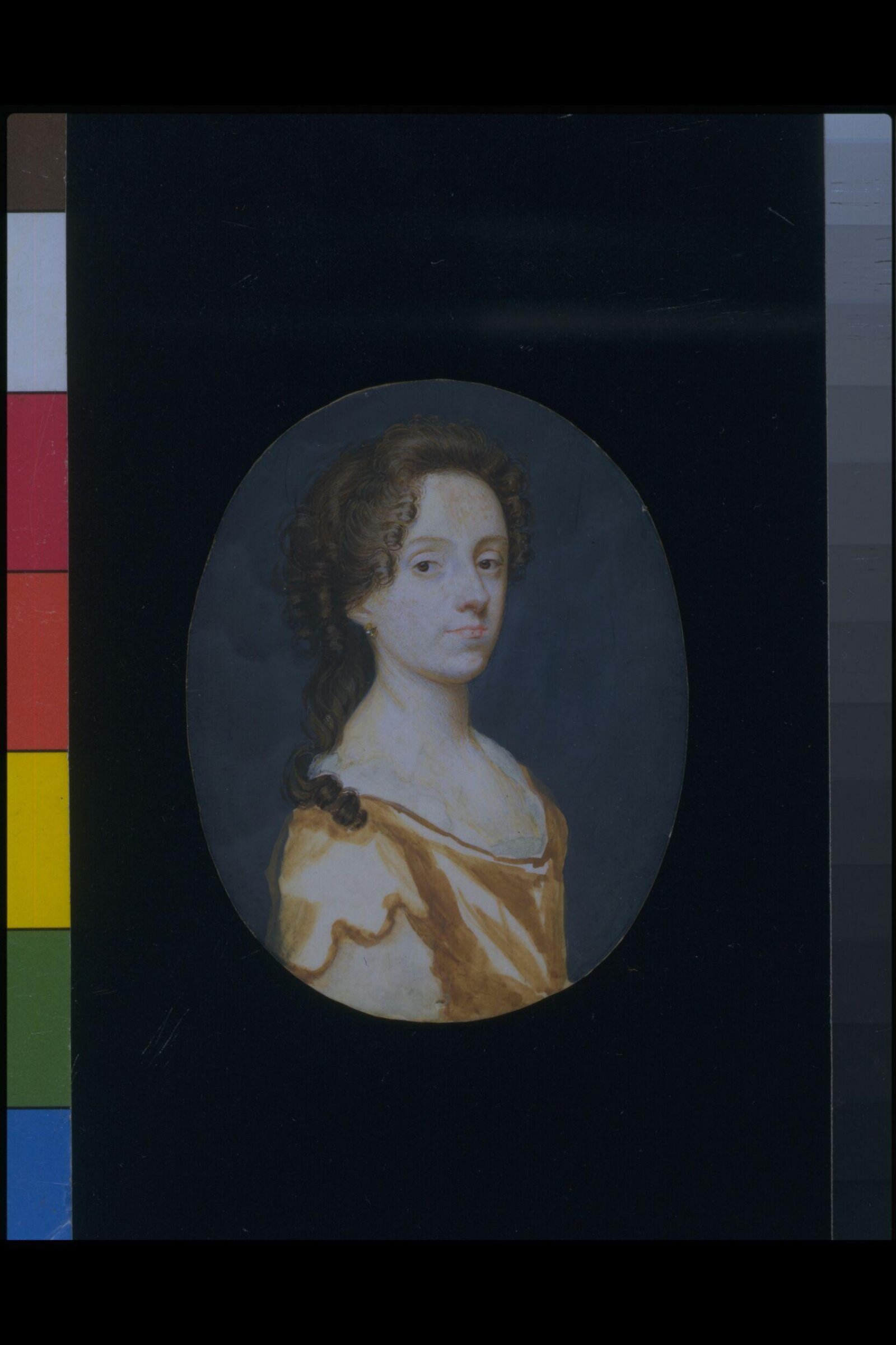 Portrait Miniature of a Woman, presumably a self-portrait of Susannah-Penelope Rosse, Susannah Penelope Rosse, ca.1680