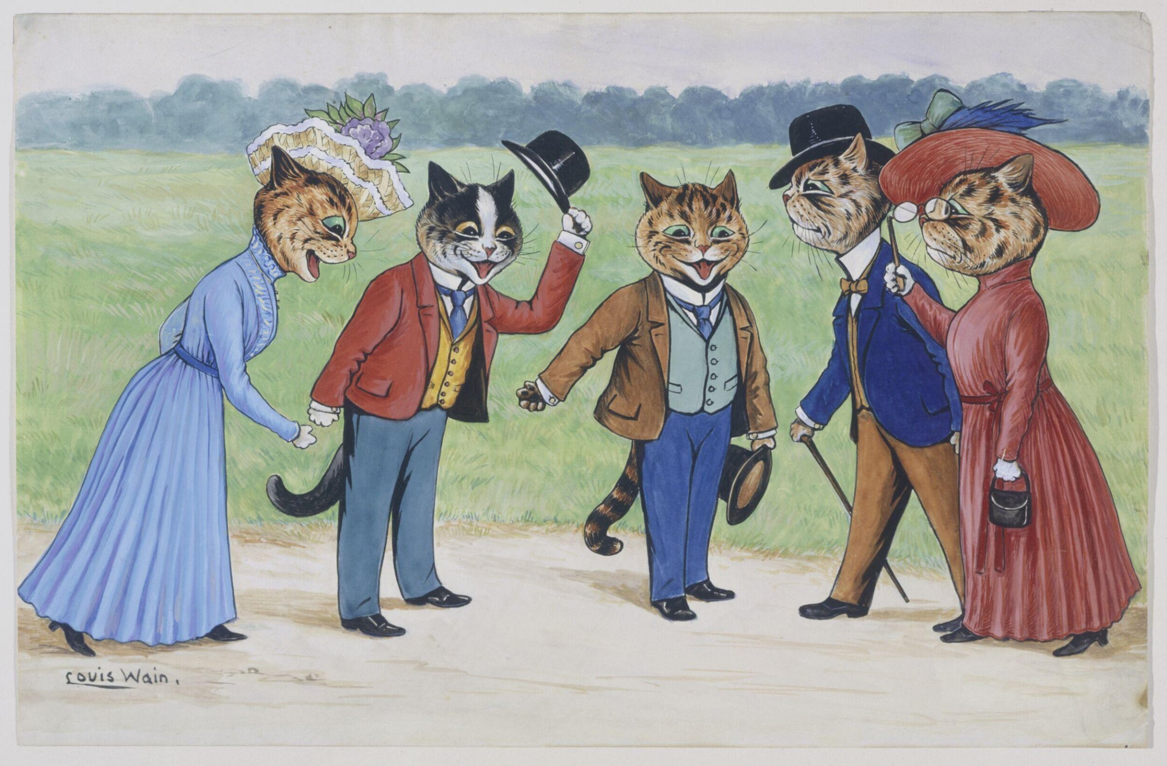 My Friend the Prince, Louis William Wain, ca.1900-1910