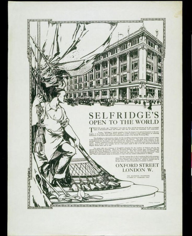 Selfridge's, Open To The World top image