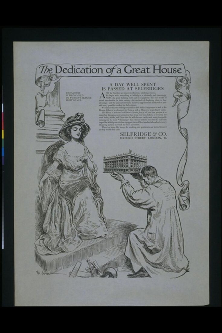The Dedication of a Great House. Selfridge & Co. top image