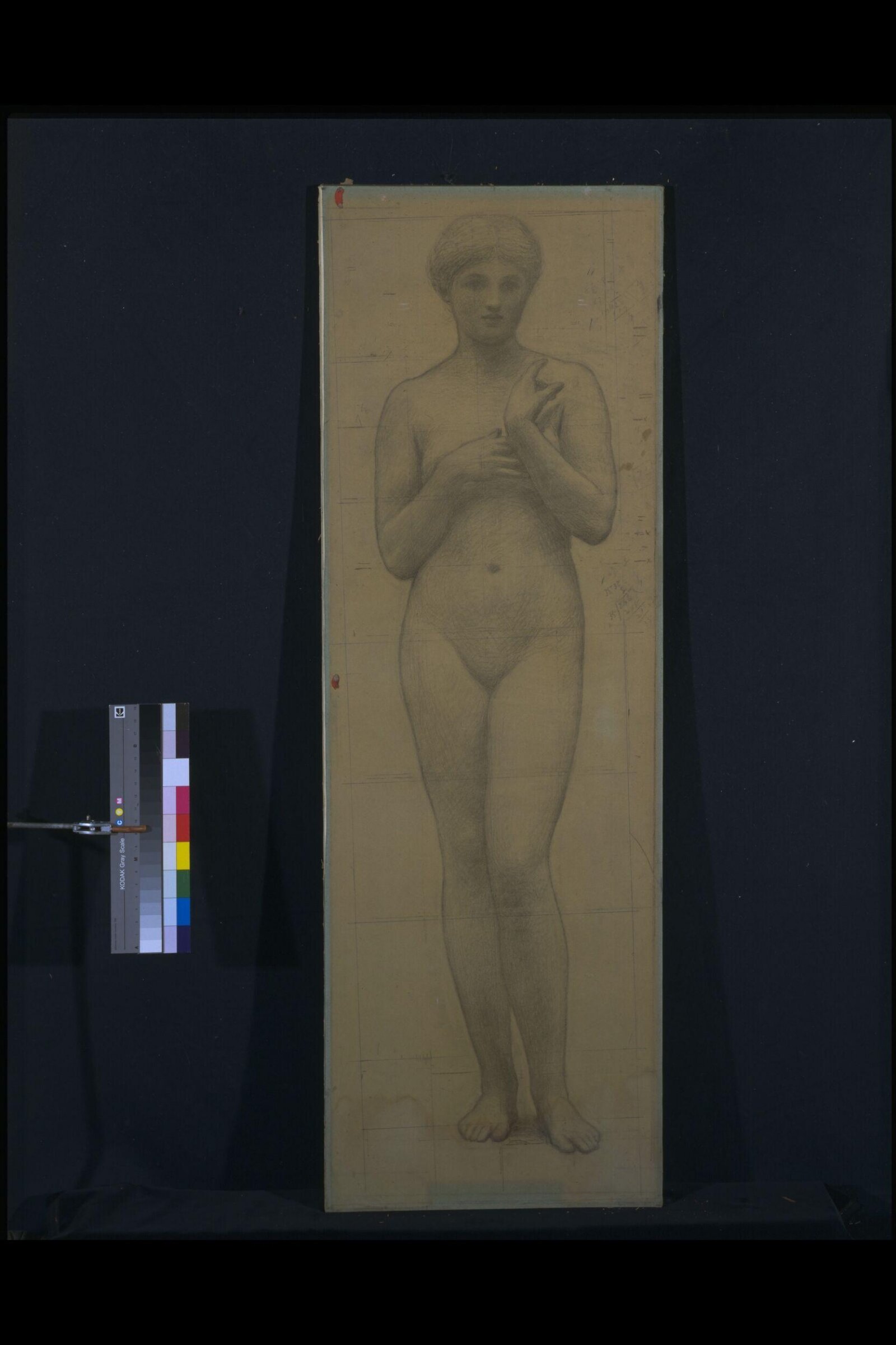 Study for Autumn in 'The Loves of the Winds and the Seasons', Albert Joseph Moore, 1893